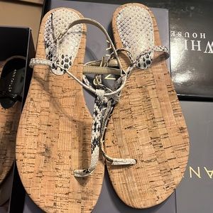 Ann Taylor thong sandals - barely worn
